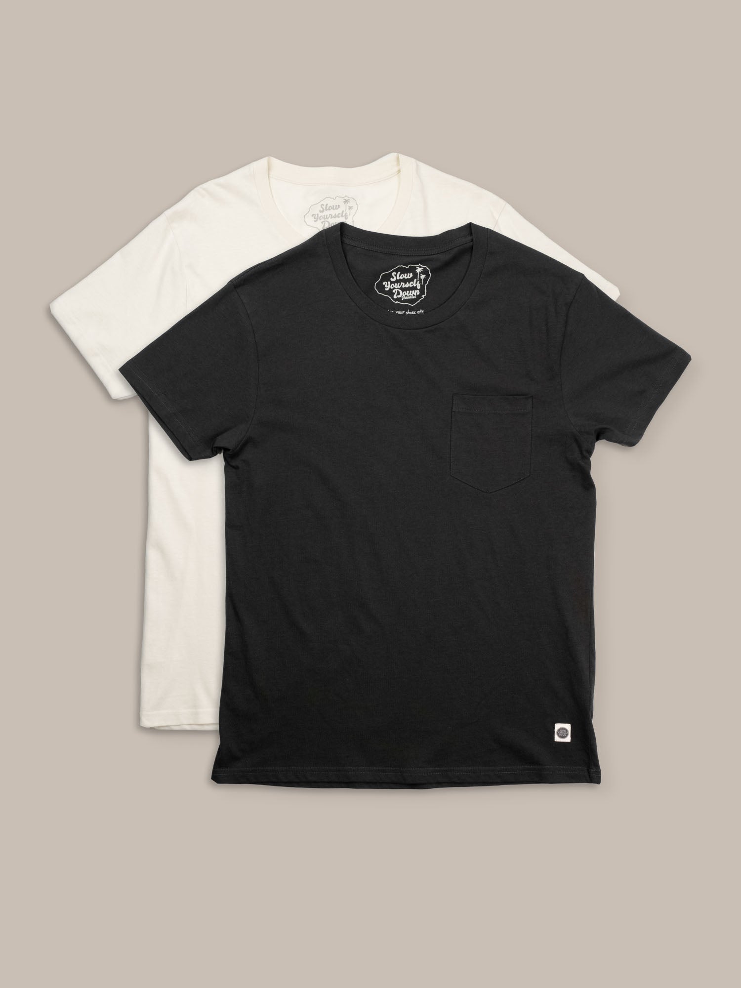 Basic Organic Frocket Tee | Organic Cotton | Slow Yourself Down - Mens Shirts