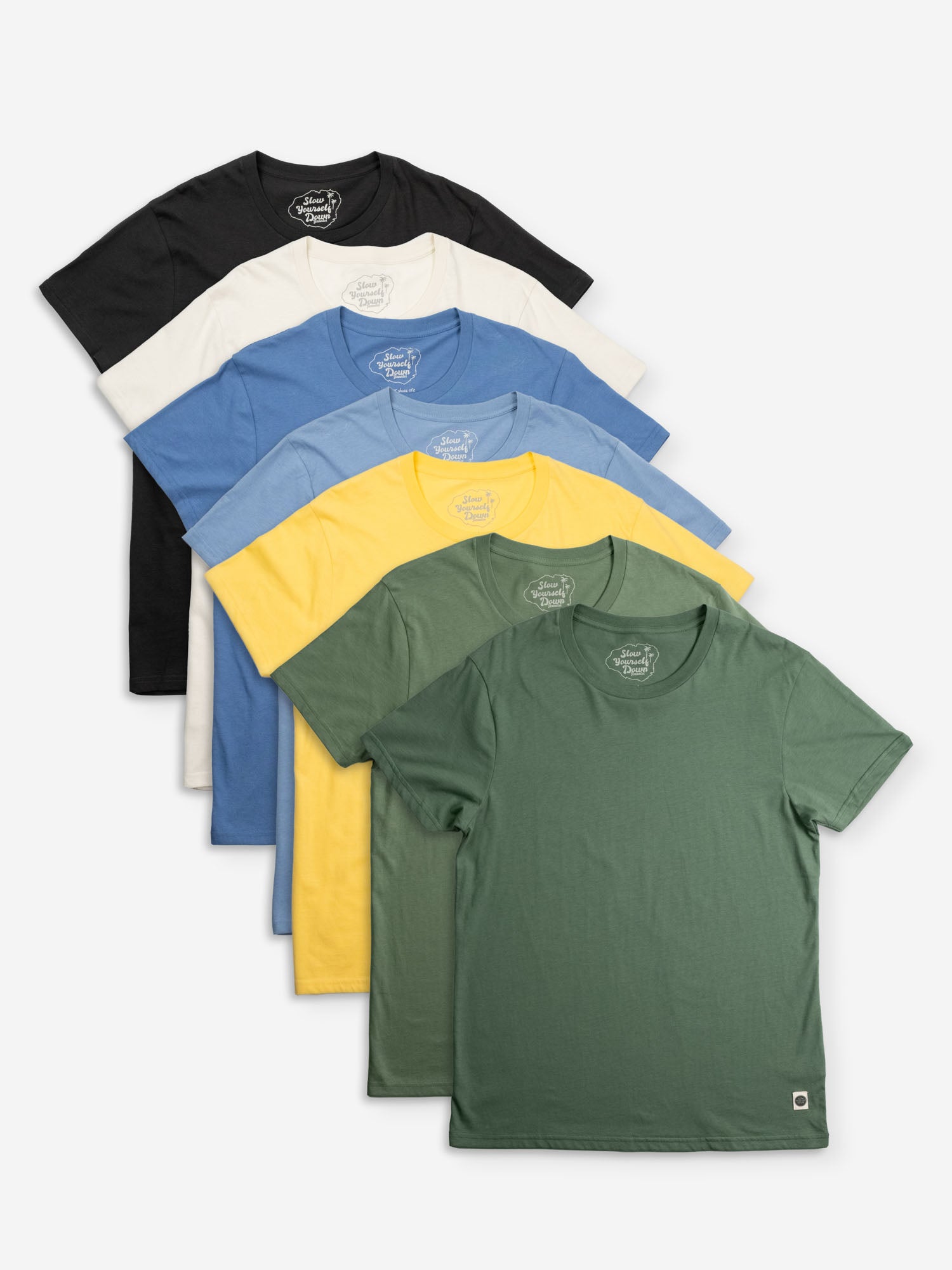 Basic Organic Tee | Organic Cotton | Slow Yourself Down - Mens Shirts