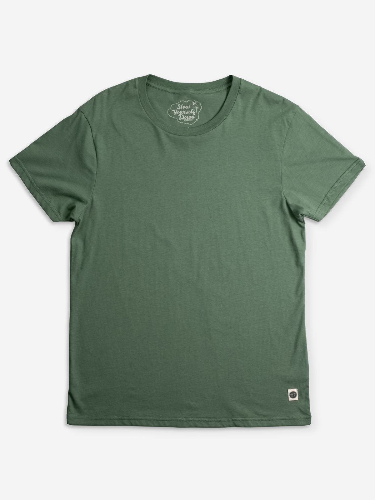 Basic Organic Tee | Organic Cotton | Slow Yourself Down - Mens Shirts