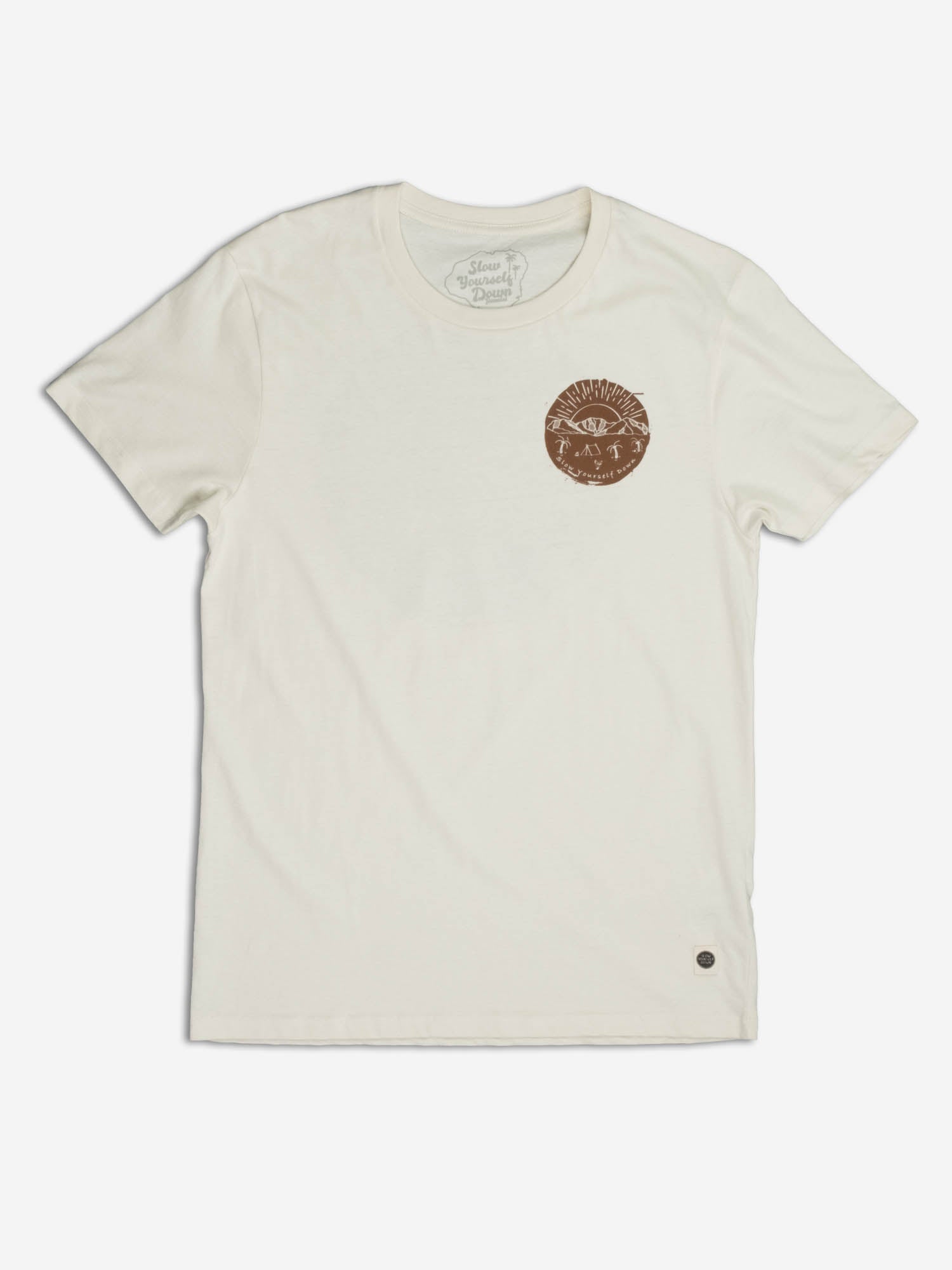 Camp Scene Tee | Organic Cotton | Slow Yourself Down - Mens Shirts