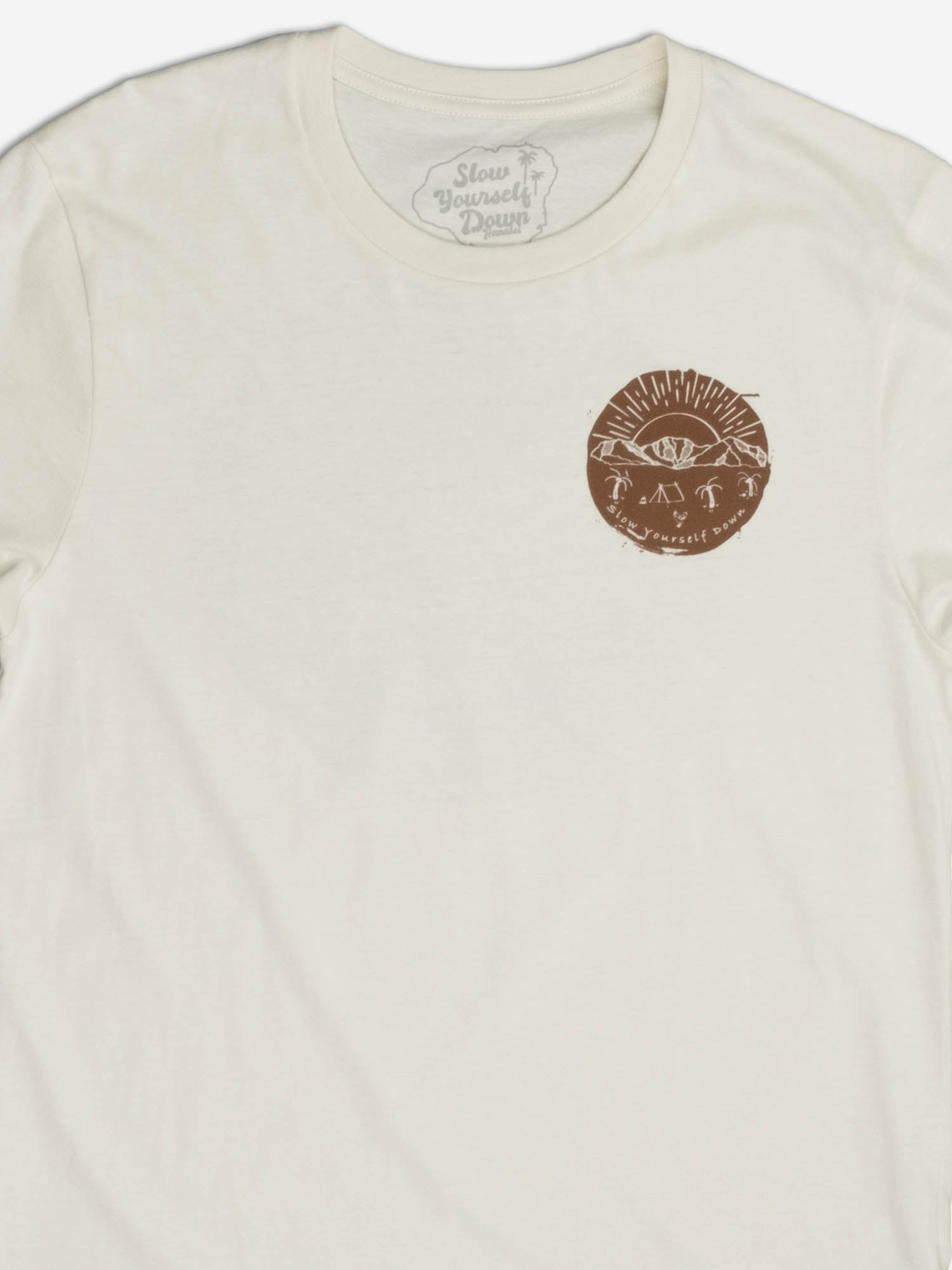 Camp Scene Tee | Organic Cotton | Slow Yourself Down - Mens Shirts