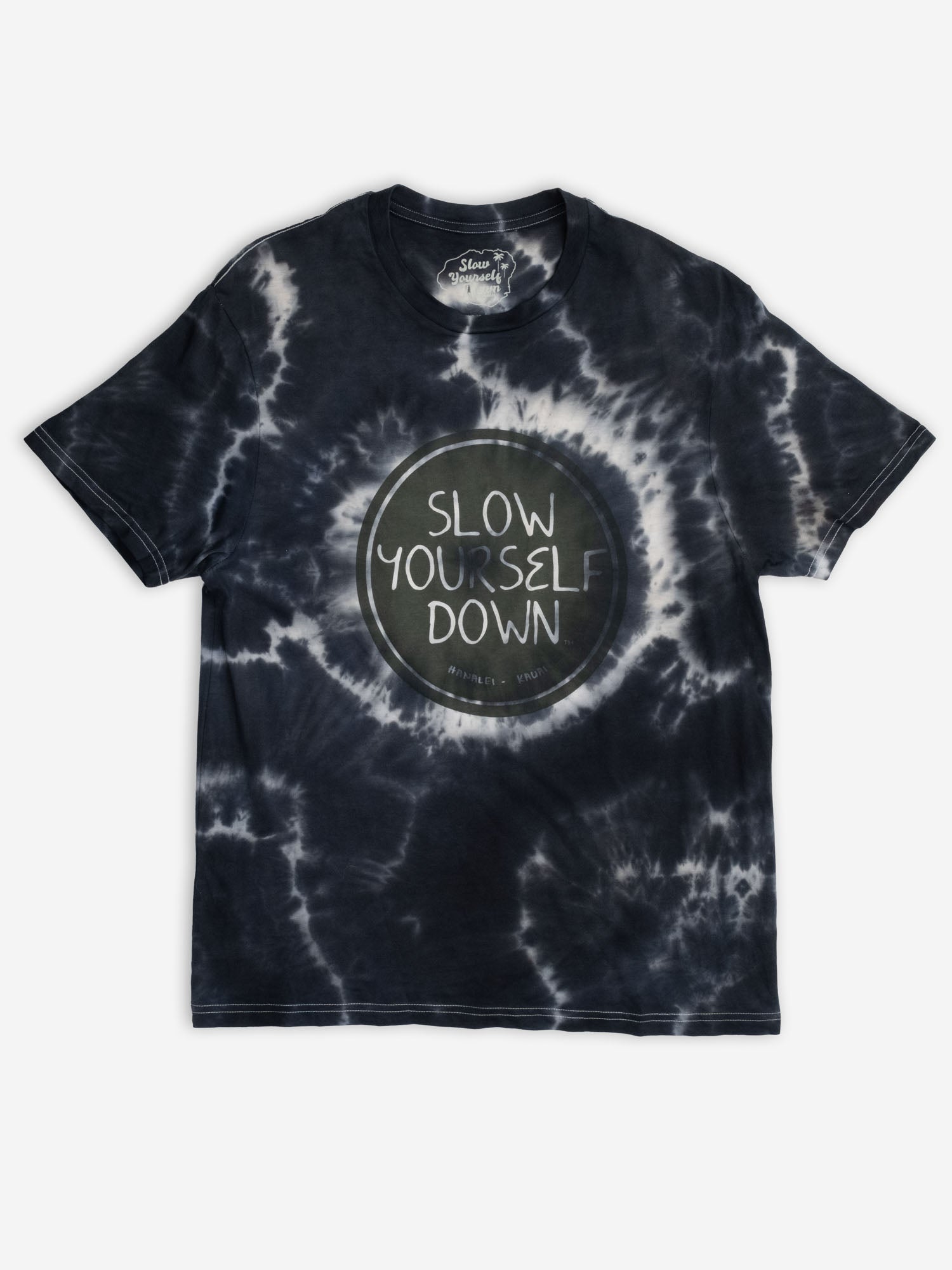 Classic Circle Tee Tie-Dye | Organic Cotton | Slow Yourself Down - Mens Shirts