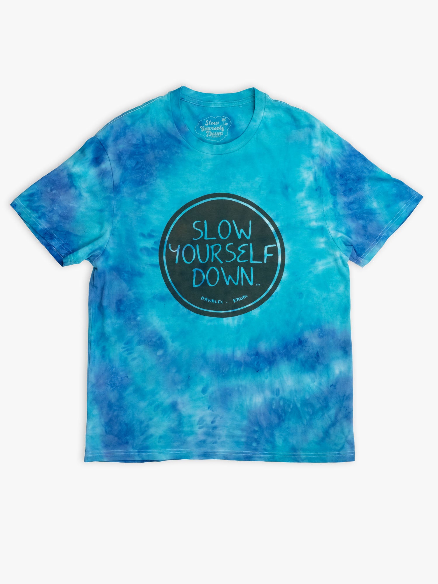 Classic Circle Tee Tie-Dye | Organic Cotton | Slow Yourself Down - Mens Shirts