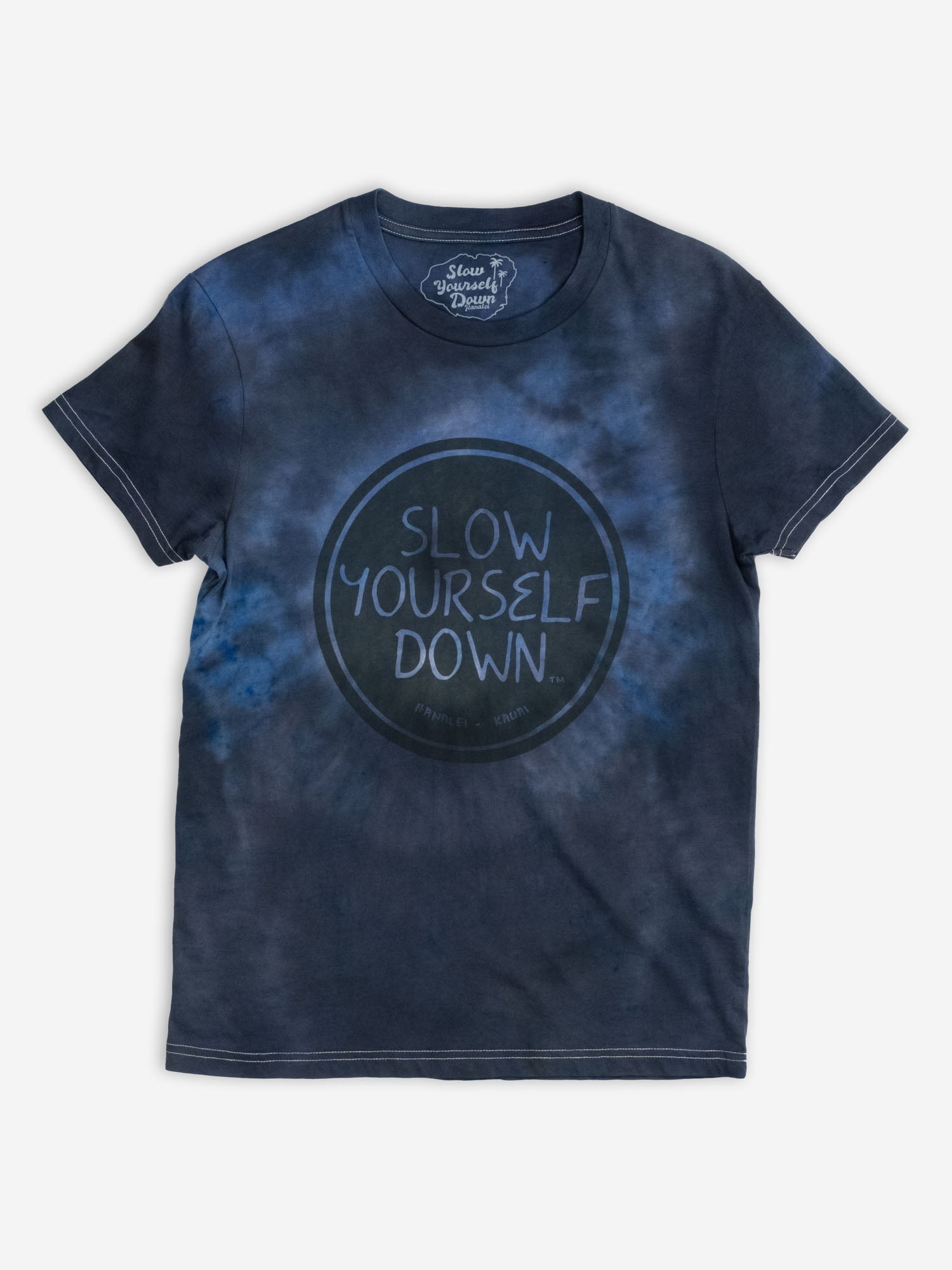 Classic Circle Tee Tie-Dye | Organic Cotton | Slow Yourself Down - Mens Shirts