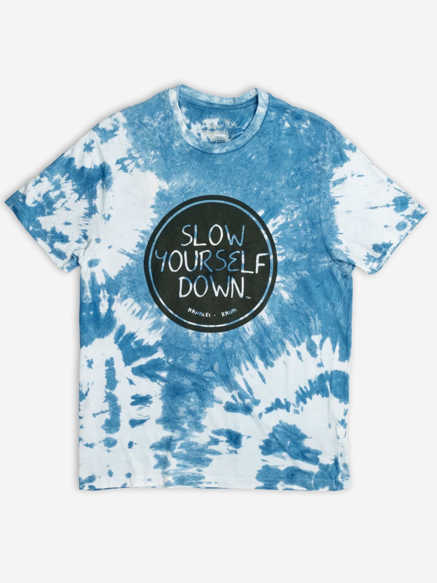 Classic Circle Tee Tie-Dye | Organic Cotton | Slow Yourself Down - Mens Shirts