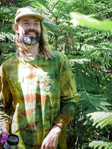 Classic Long Sleeve Tie-Dye | Organic Cotton | Slow Yourself Down - Mens Shirts