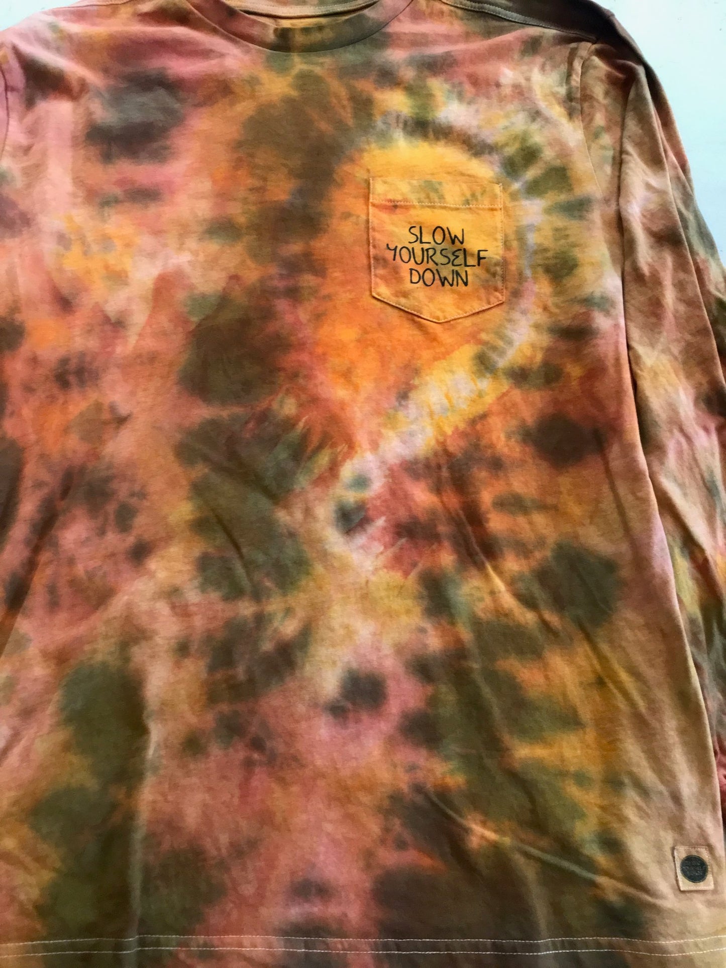 Classic Long Sleeve Tie-Dye | Organic Cotton | Slow Yourself Down - Mens Shirts