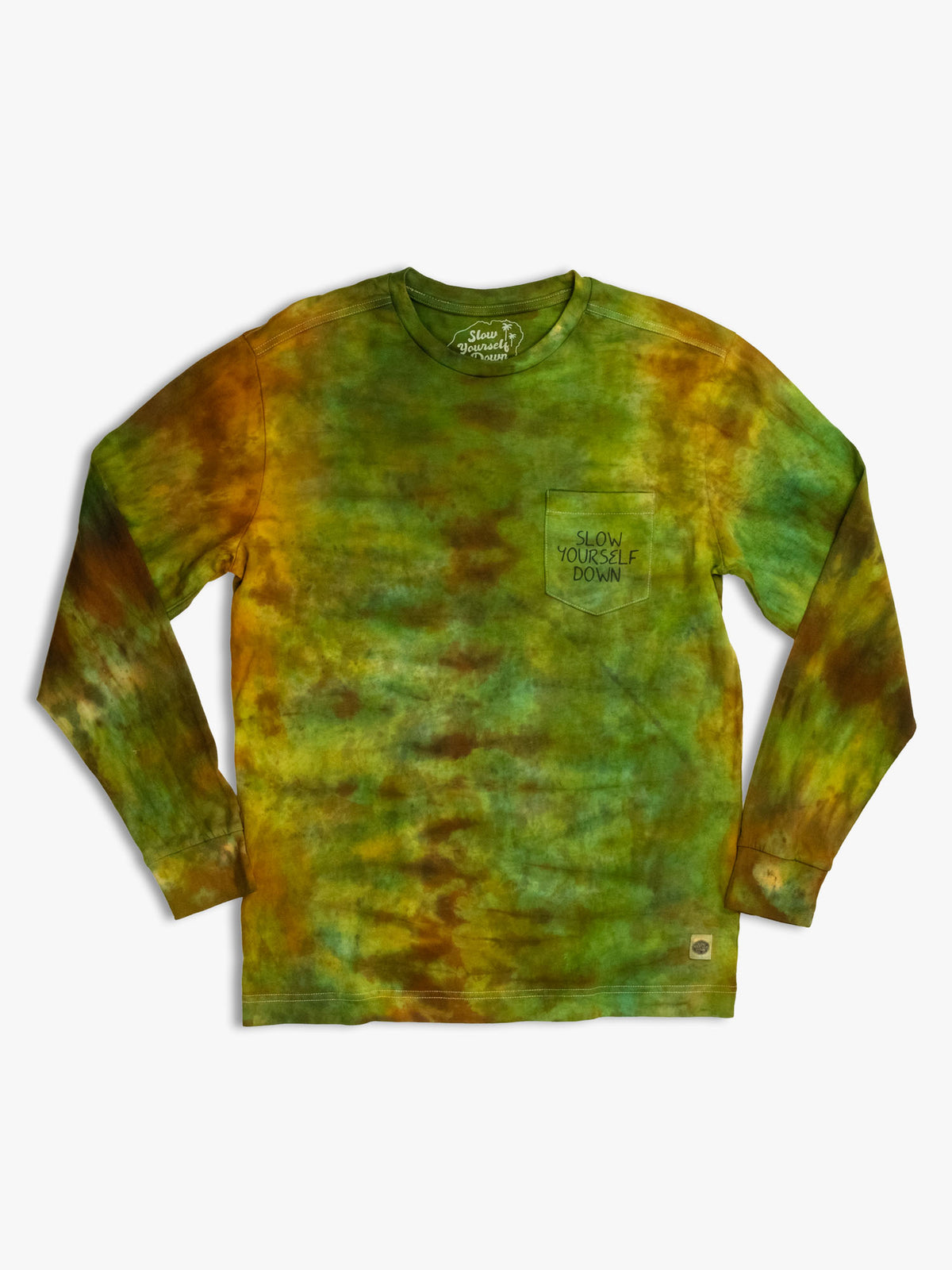 Classic Long Sleeve Tie-Dye | Organic Cotton | Slow Yourself Down - Mens Shirts