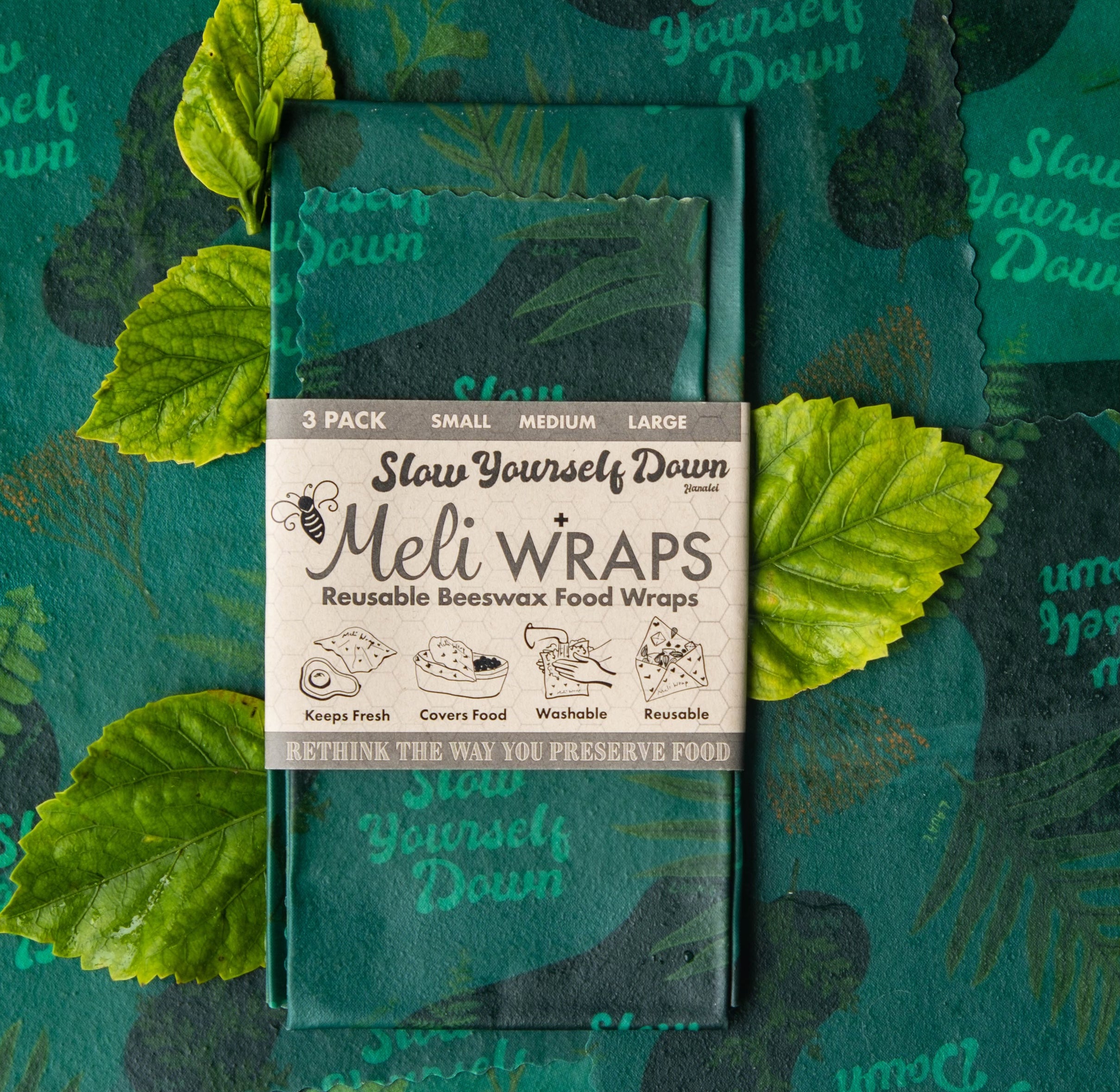 SYD x Meli Wraps Fern 3-pack Home Goods - Slow Yourself Down