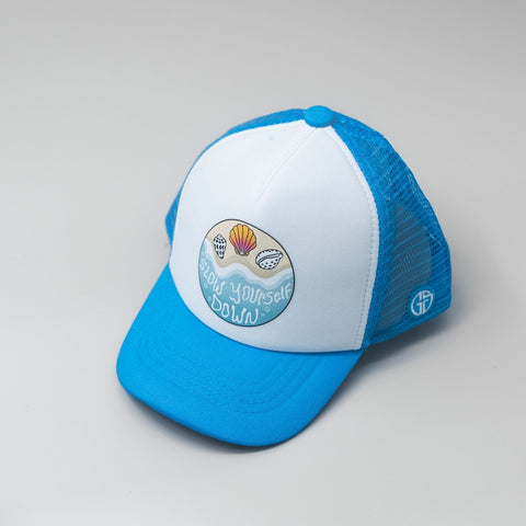 Kids Ginger Shell Trucker Hat Youth Hats - Slow Yourself Down