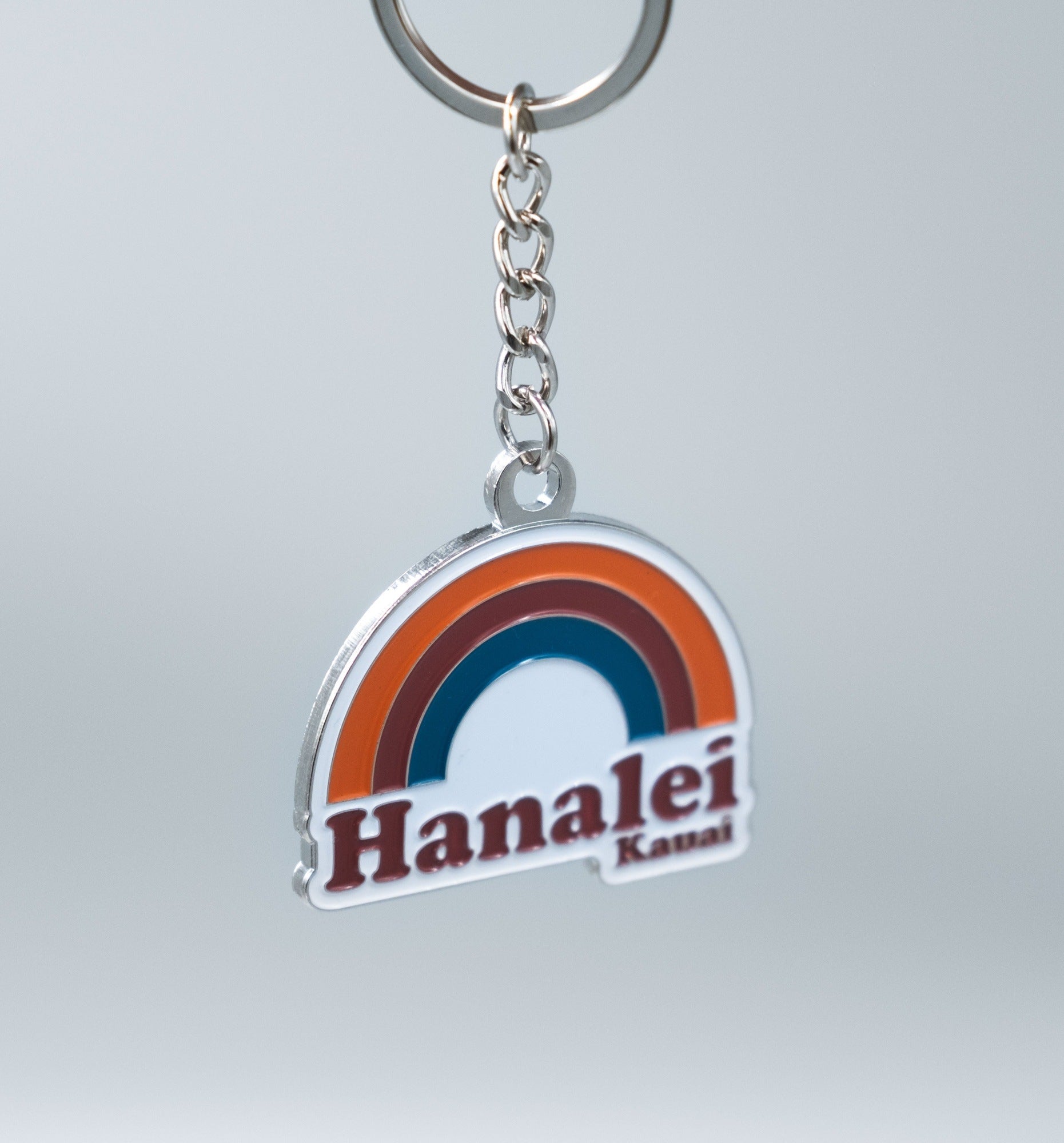 Hanalei Rainbow Keychain
