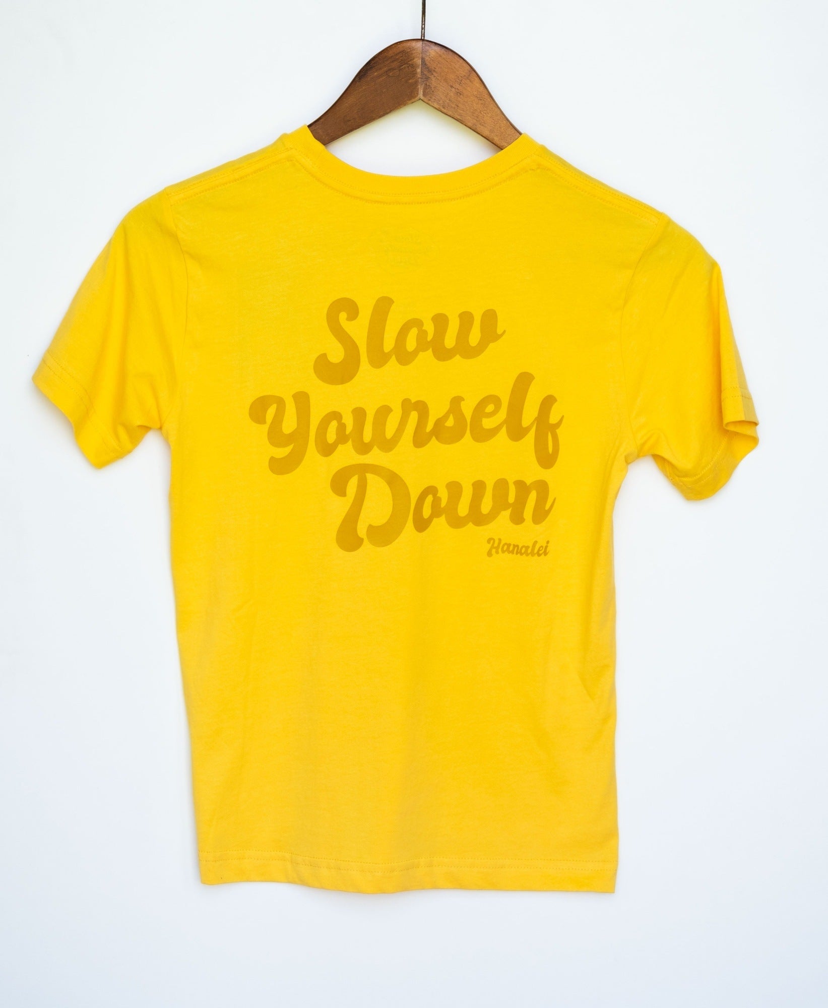 Kids Retro Logo Tee Kids Shirts - Slow Yourself Down