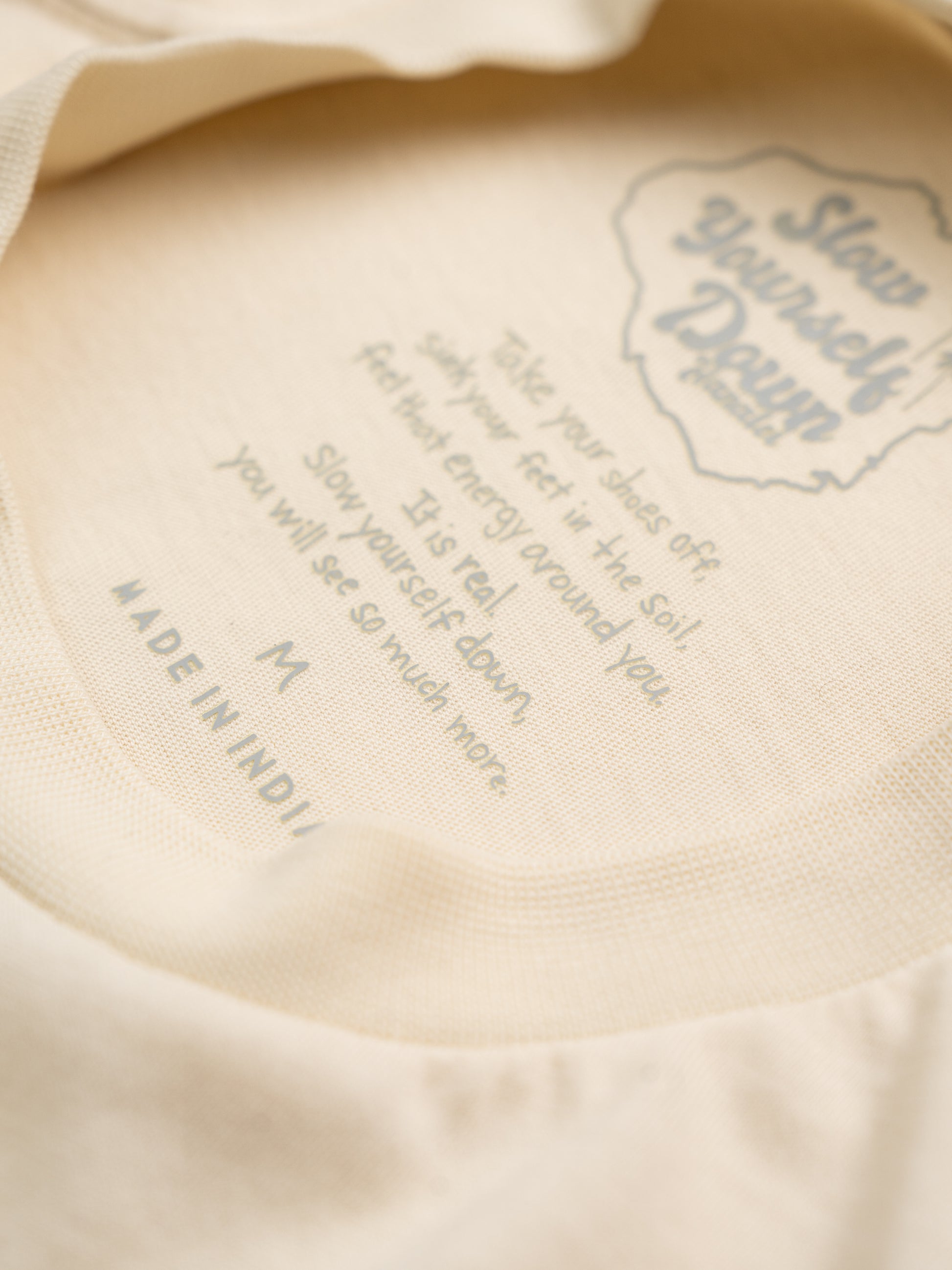 Dainty Rainbow Moon Crop | Organic Cotton | Slow Yourself Down - Womens Shirts