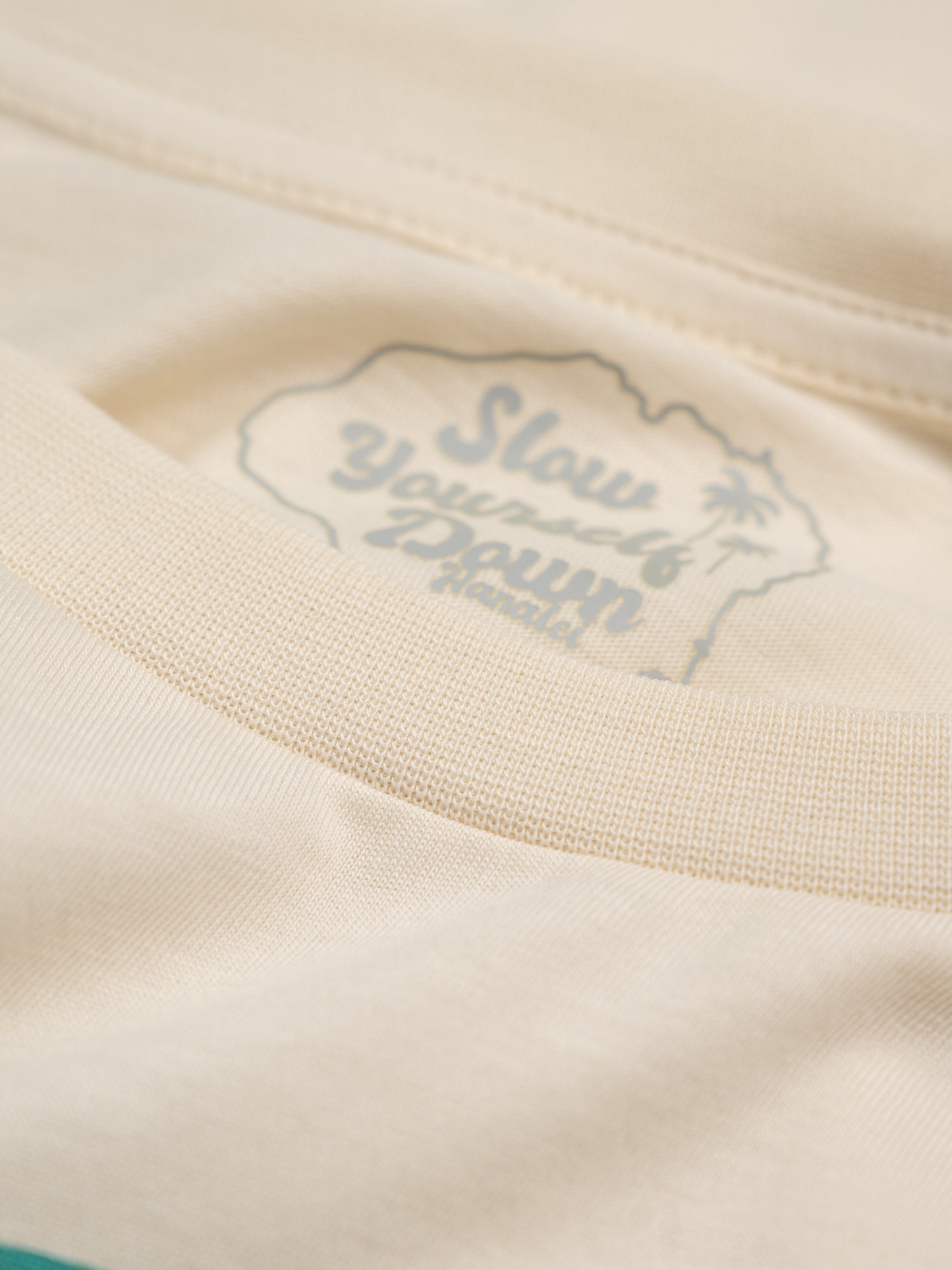 Dainty Rainbow Moon Crop | Organic Cotton | Slow Yourself Down - Womens Shirts