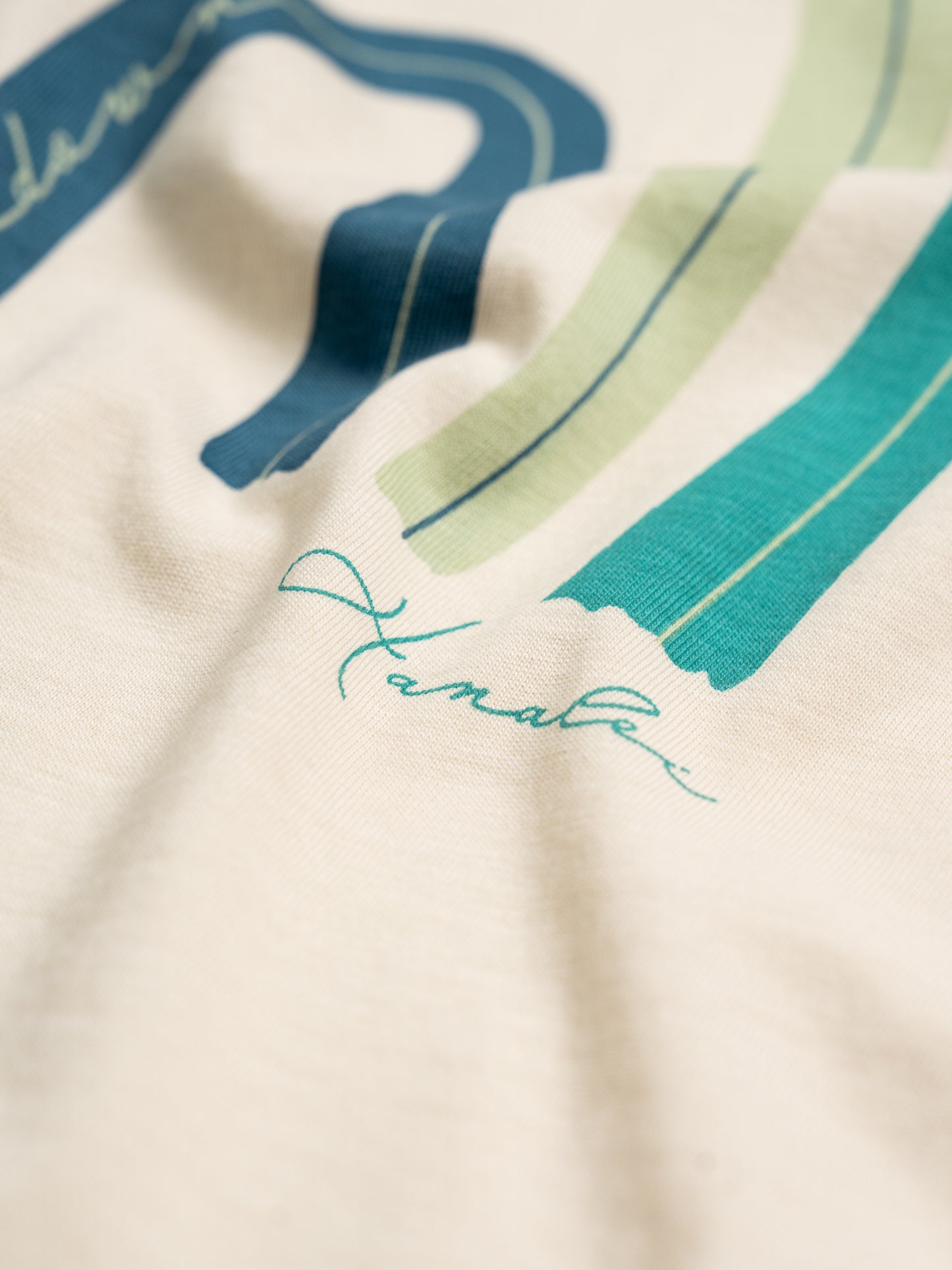 Dainty Rainbow Moon Crop | Organic Cotton | Slow Yourself Down - Womens Shirts