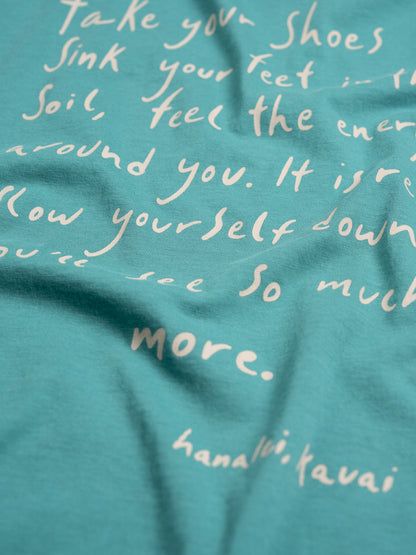 Feel the Energy Scoop Neck | Organic Cotton | Slow Yourself Down - Womens Shirts
