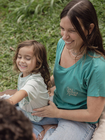 Feel the Energy Scoop Neck - Slow Yourself Down