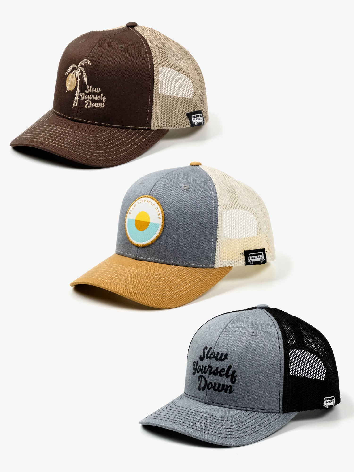 Fitted Trucker Hat | Slow Yourself Down - Hats