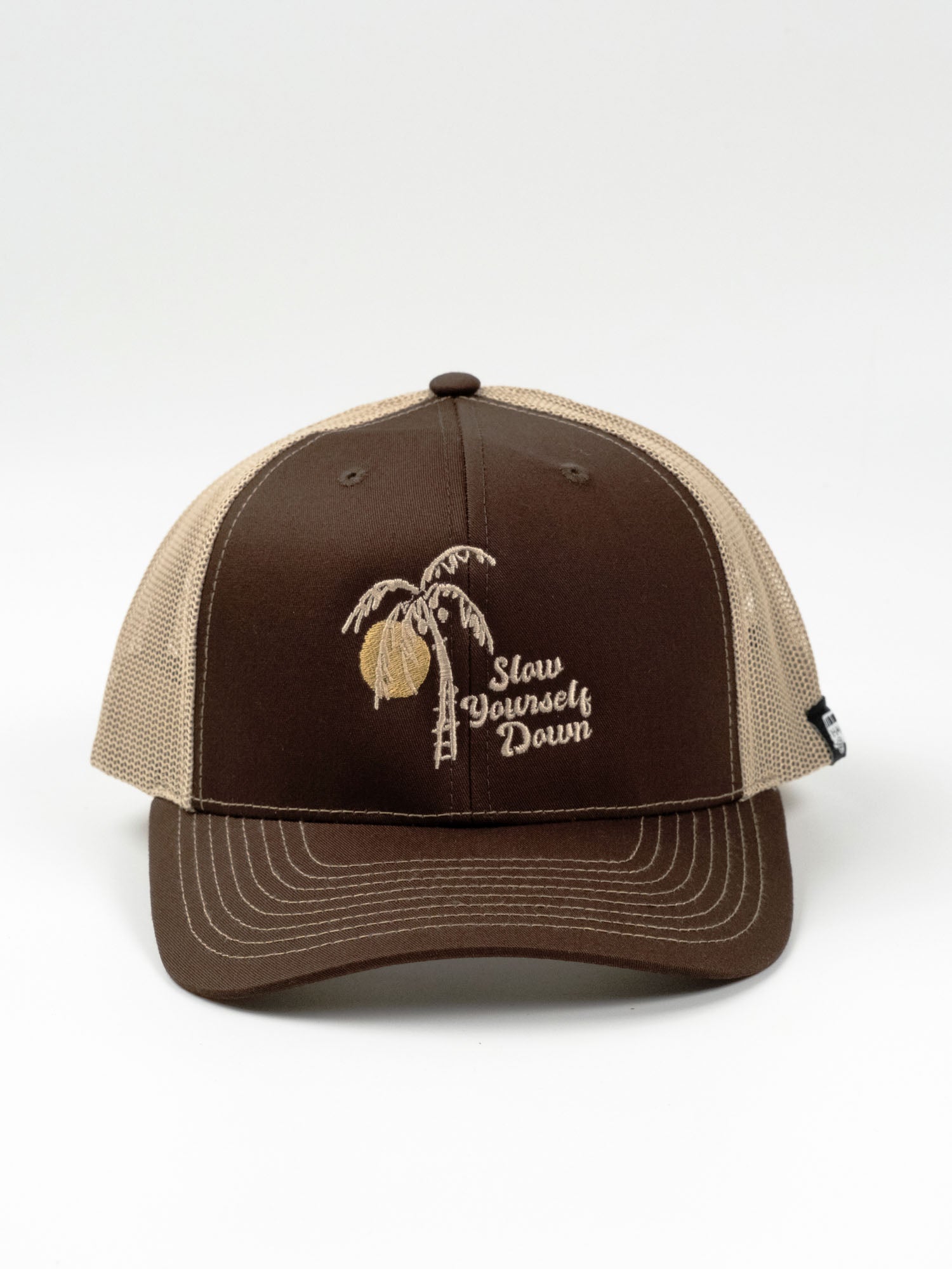 Fitted Trucker Hat | Slow Yourself Down - Hats