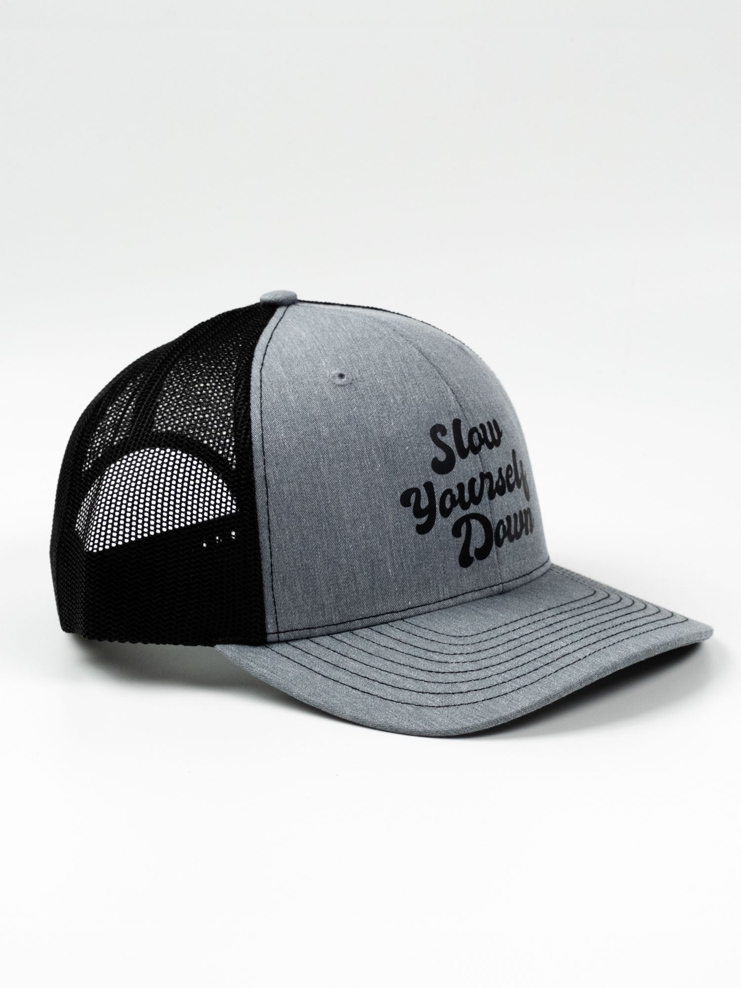 Fitted Trucker Hat | Slow Yourself Down - Hats