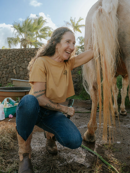 Hammock Crop Tee - Slow Yourself Down