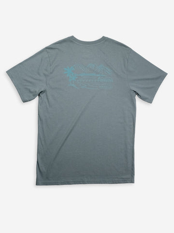 Hanalei Bay Stormy Tee | Organic Cotton | Slow Yourself Down - Mens Shirts