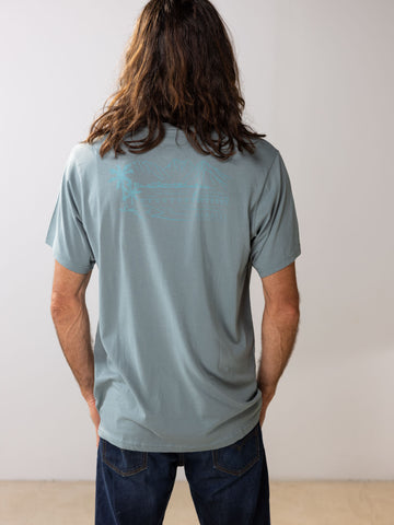 Hanalei Bay Stormy Tee | Organic Cotton | Slow Yourself Down - Mens Shirts