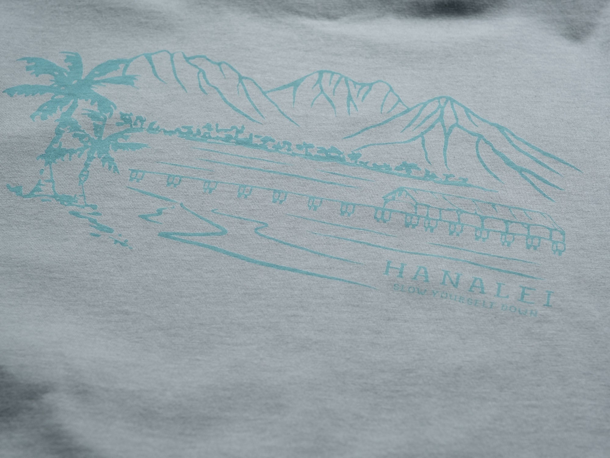 Hanalei Bay Stormy Tee | Organic Cotton | Slow Yourself Down - Mens Shirts