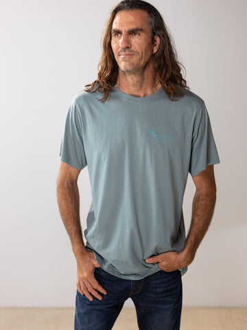 Hanalei Bay Stormy Tee | Organic Cotton | Slow Yourself Down - Mens Shirts