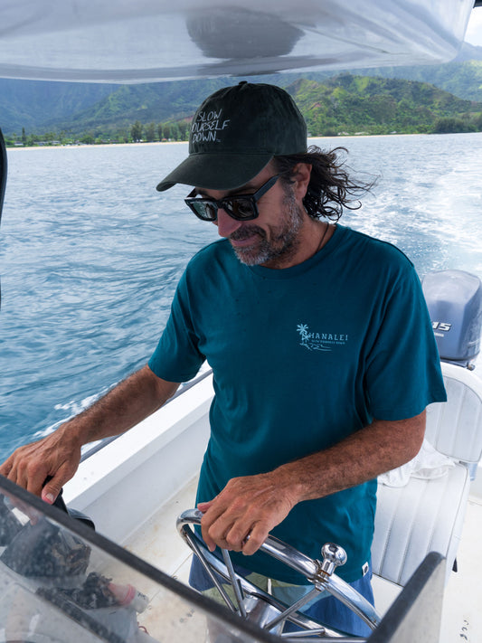 Hanalei Bay Tee | Organic Cotton | Slow Yourself Down - Mens Shirts