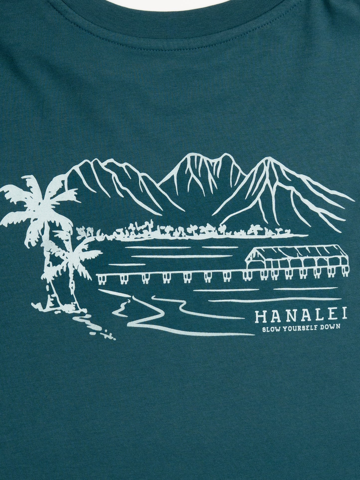 Hanalei Bay Tee | Organic Cotton | Slow Yourself Down - Mens Shirts