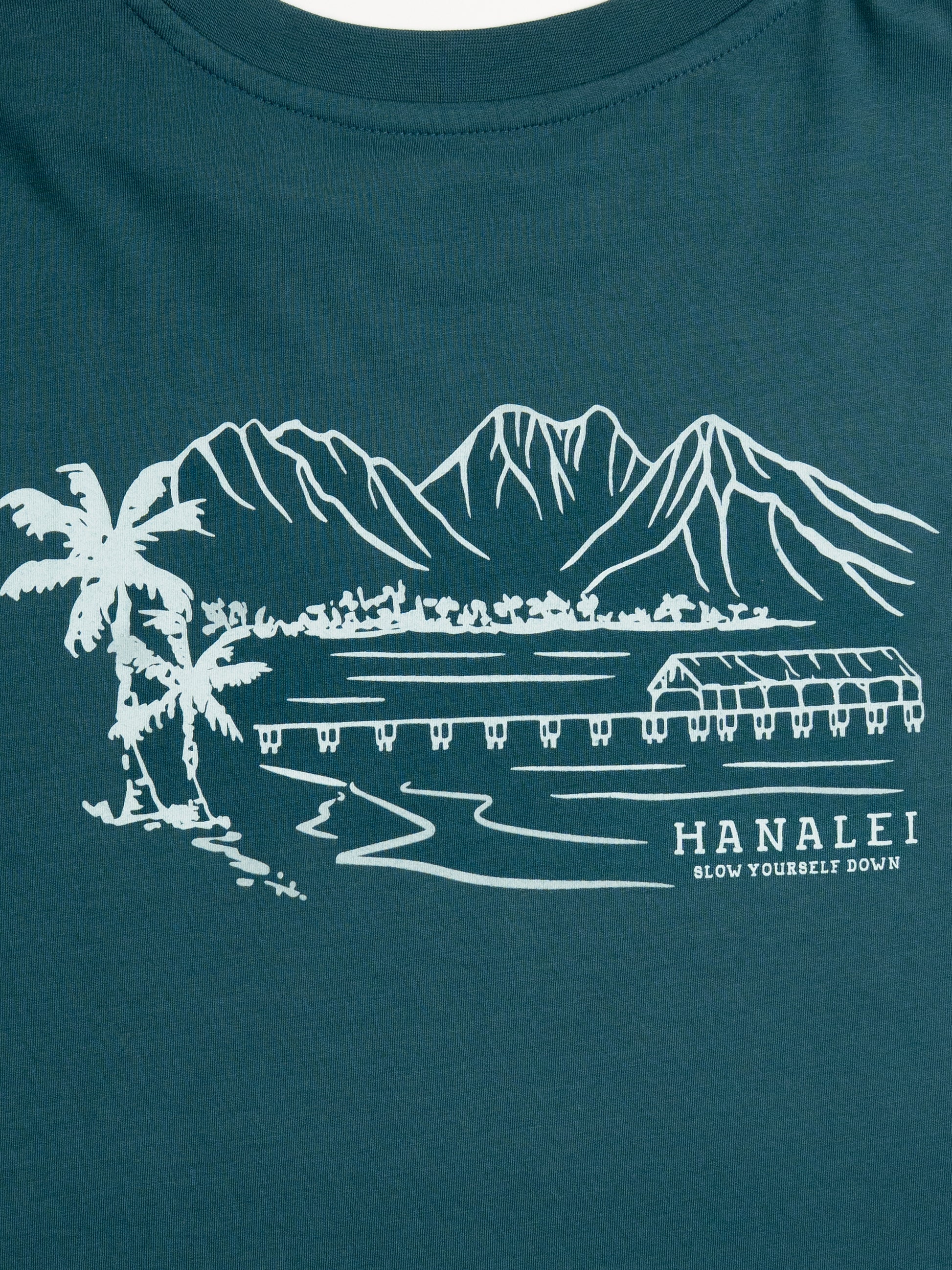 Hanalei Bay Tee | Organic Cotton | Slow Yourself Down - Mens Shirts