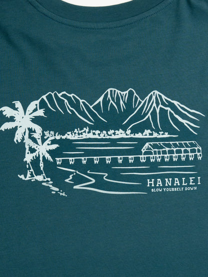 Hanalei Bay Tee | Organic Cotton | Slow Yourself Down - Mens Shirts