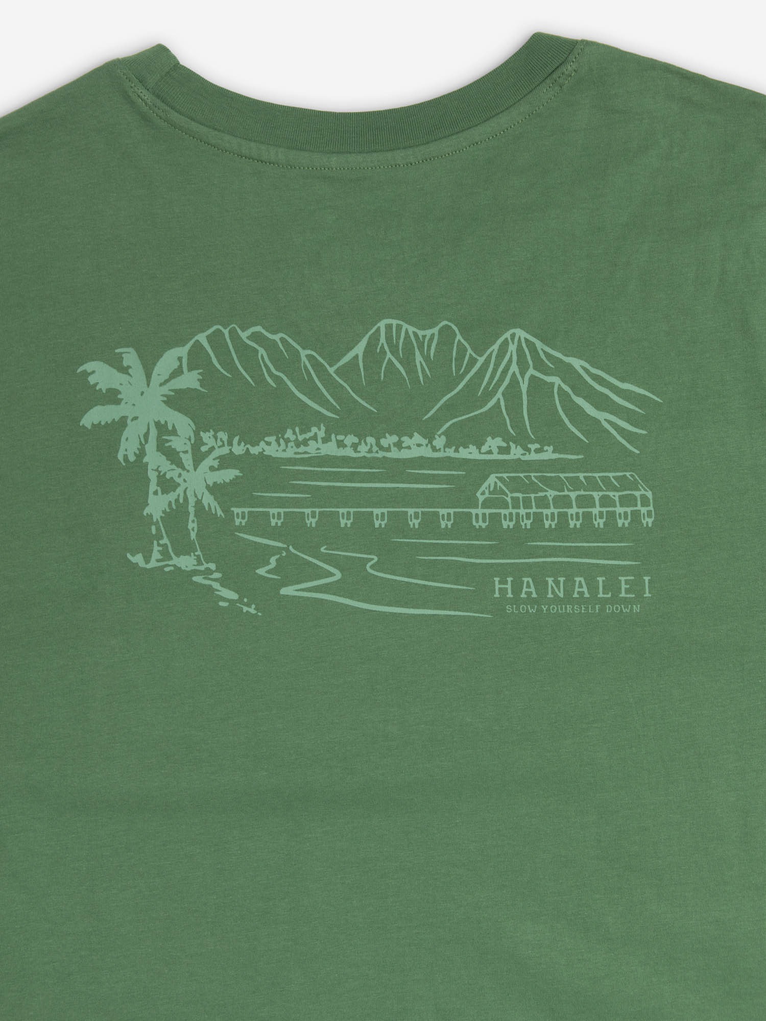 Hanalei Bay Tee | Organic Cotton | Slow Yourself Down - Mens Shirts