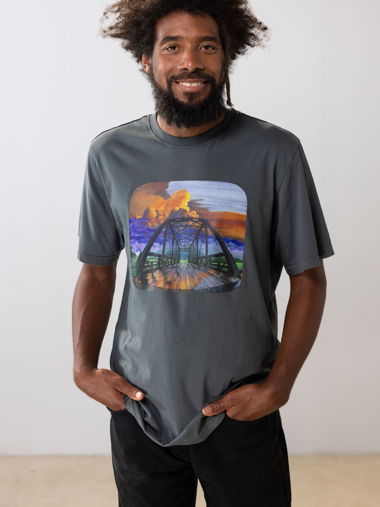 Hanalei Bridge Tee | Organic Cotton | Slow Yourself Down - Mens Shirts
