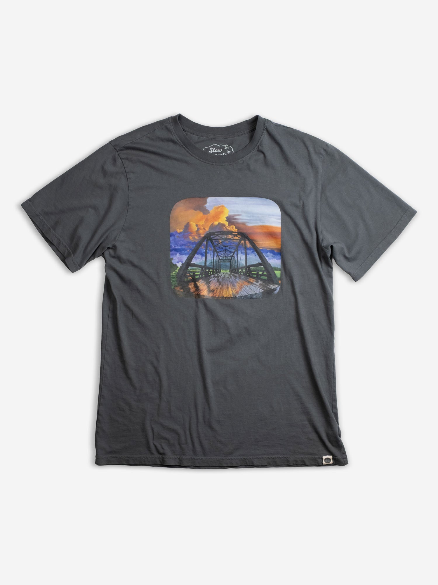 Hanalei Bridge Tee | Organic Cotton | Slow Yourself Down - Mens Shirts