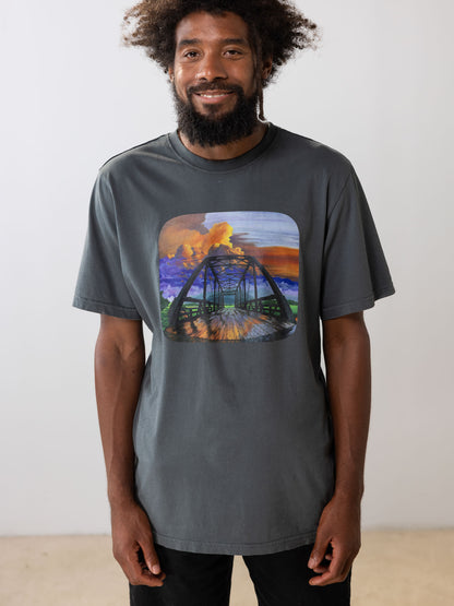 Hanalei Bridge Tee | Organic Cotton | Slow Yourself Down - Mens Shirts