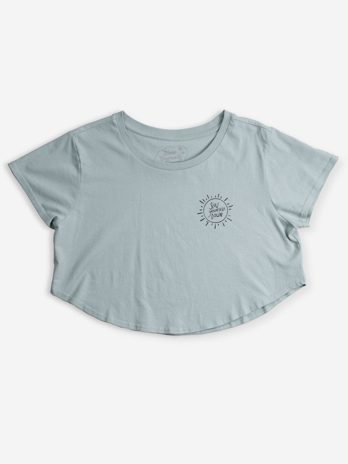 Hanalei Rain Moon Crop | Organic Cotton | Slow Yourself Down - Womens Shirts