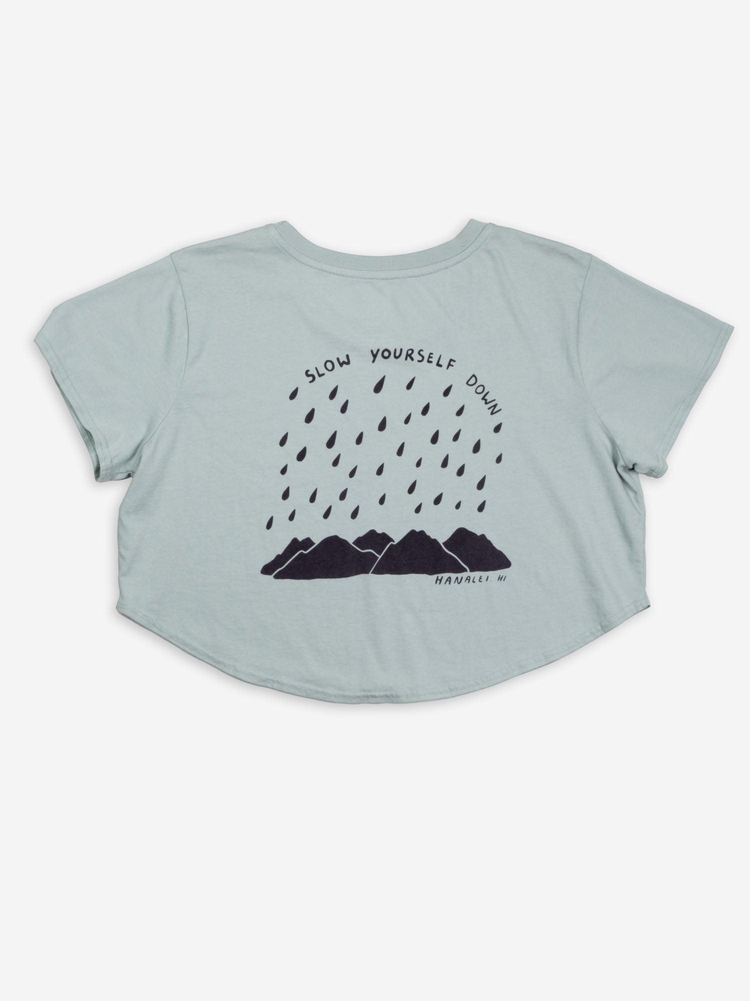 Hanalei Rain Moon Crop | Organic Cotton | Slow Yourself Down