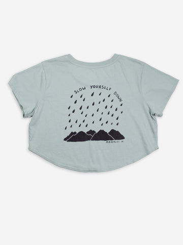 Hanalei Rain Moon Crop | Organic Cotton | Slow Yourself Down