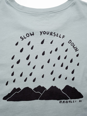 Hanalei Rain Moon Crop | Organic Cotton | Slow Yourself Down - Womens Shirts