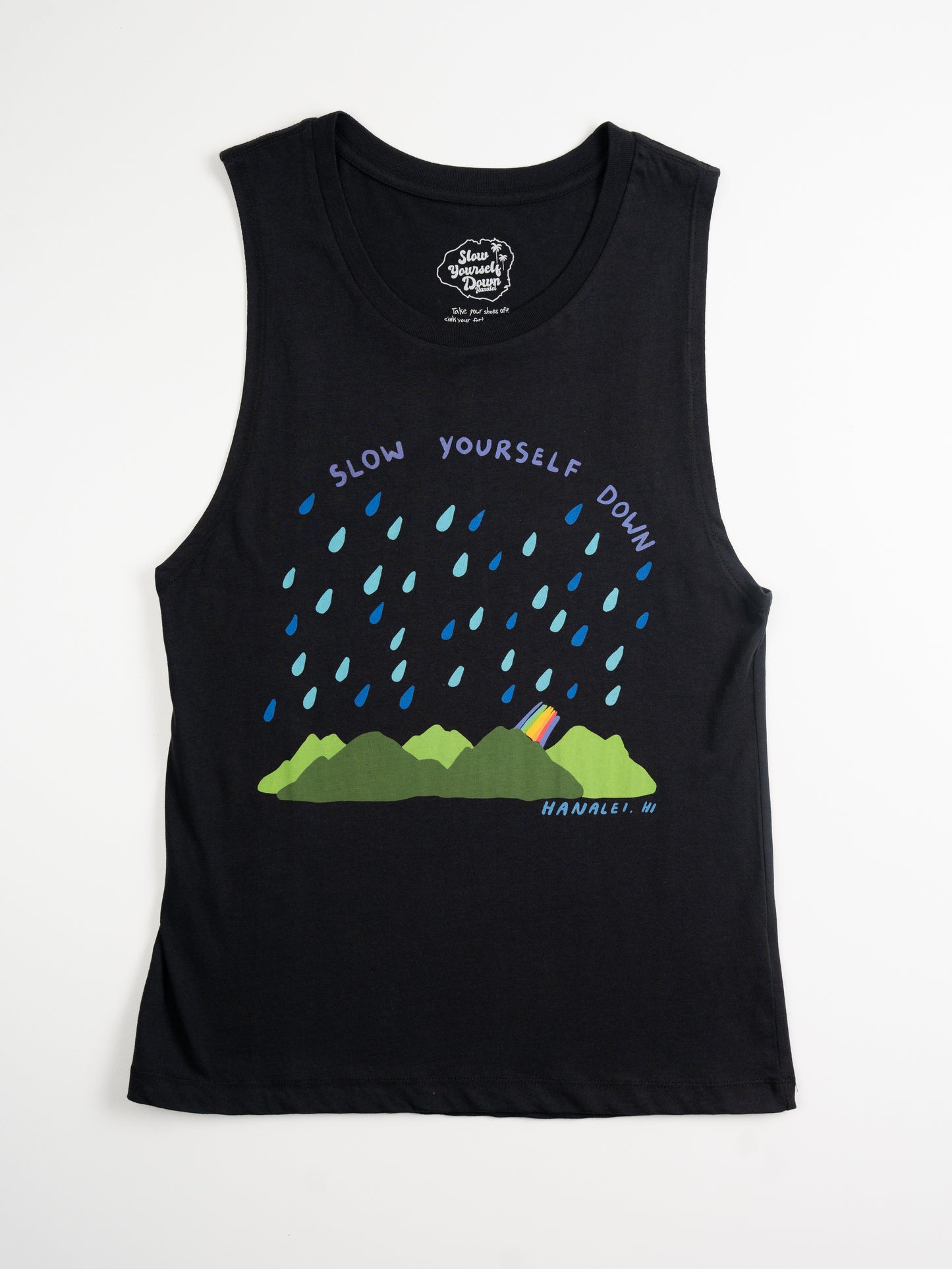 Hanalei Rain Tank | Organic Cotton | Slow Yourself Down - Womens Shirts