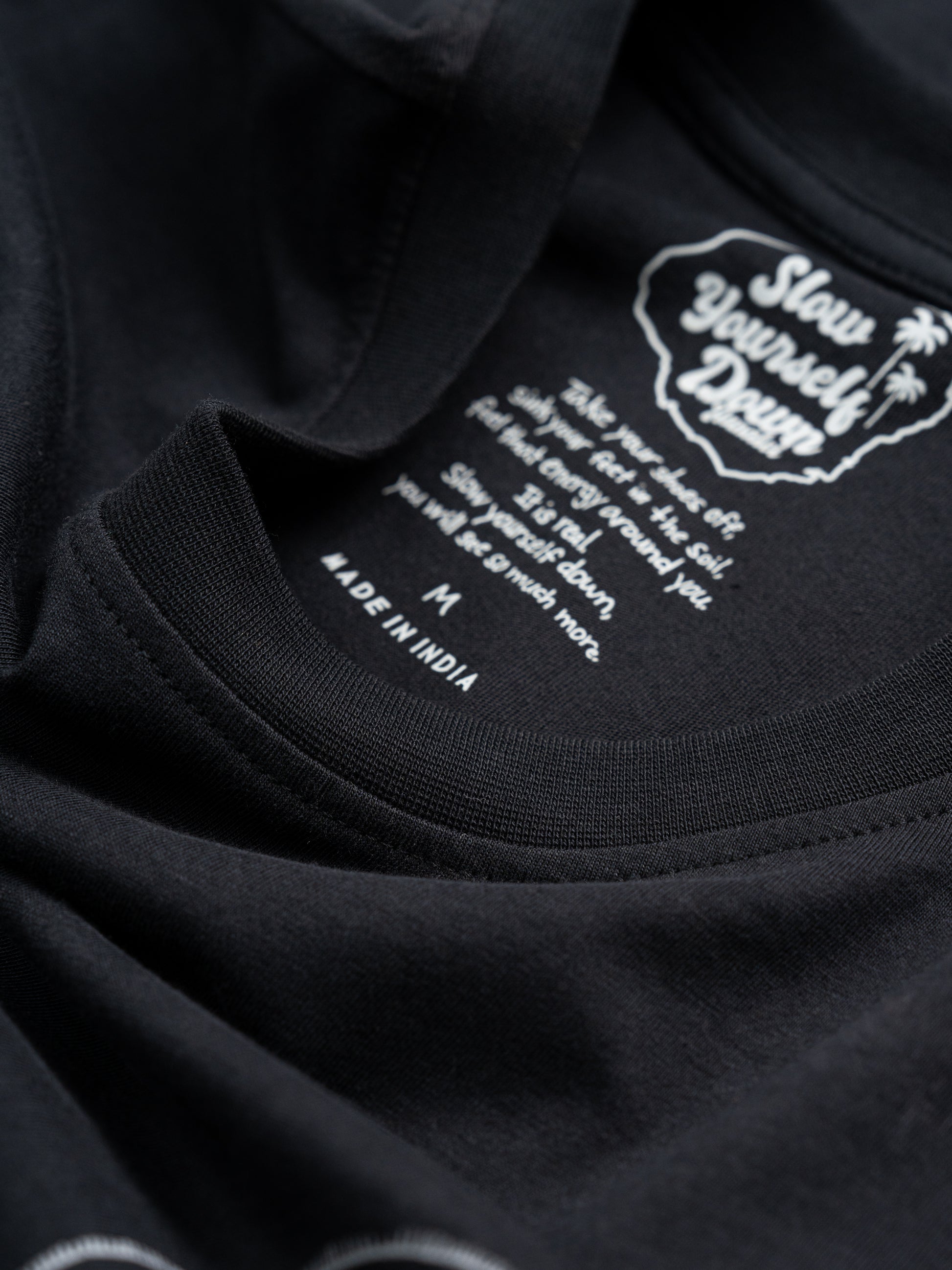 Handshake Tee | Organic Cotton | Slow Yourself Down - Mens Shirts