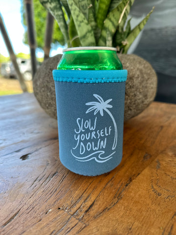 Simple Palm Coozie Coozie - Slow Yourself Down