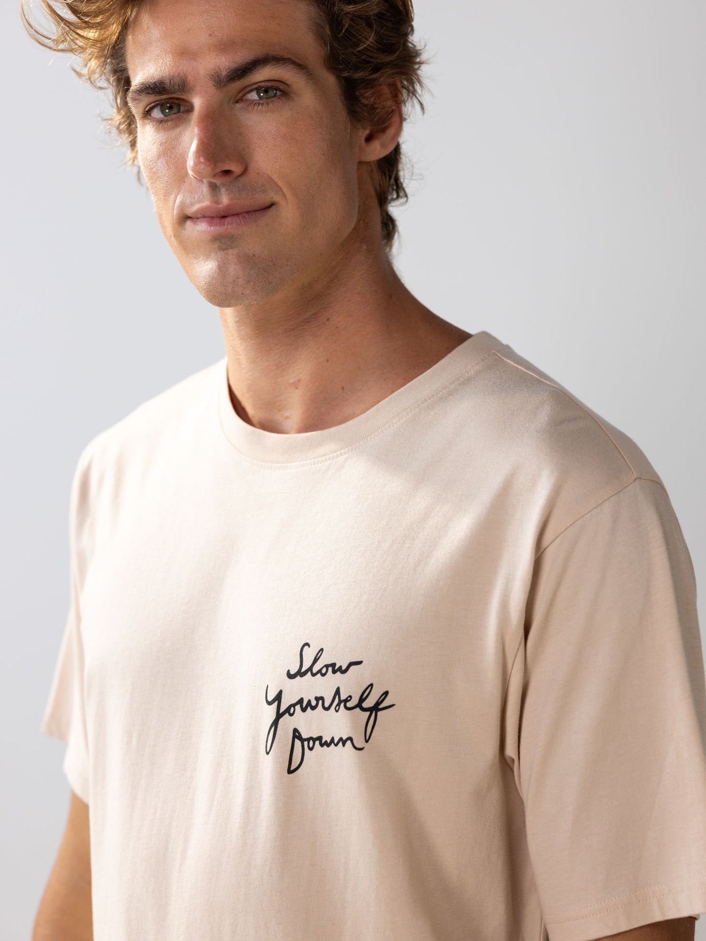 Kagami Tee | Organic Cotton | Slow Yourself Down - Mens Shirts