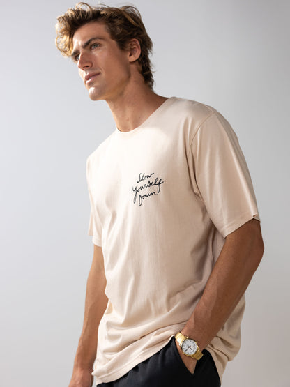 Kagami Tee | Organic Cotton | Slow Yourself Down - Mens Shirts
