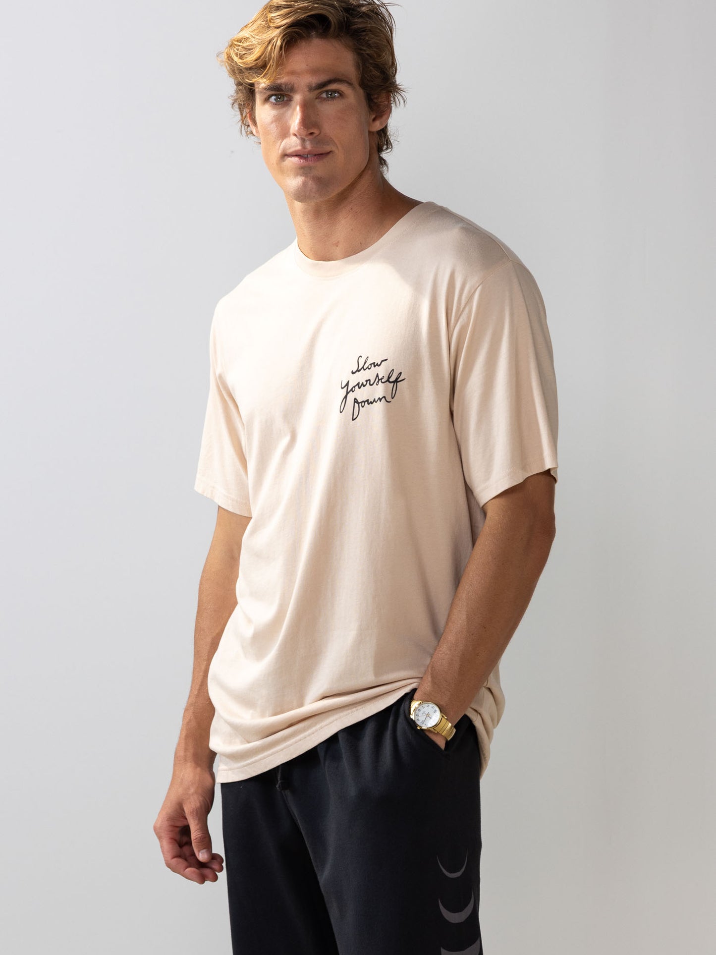 Kagami Tee | Organic Cotton | Slow Yourself Down - Mens Shirts