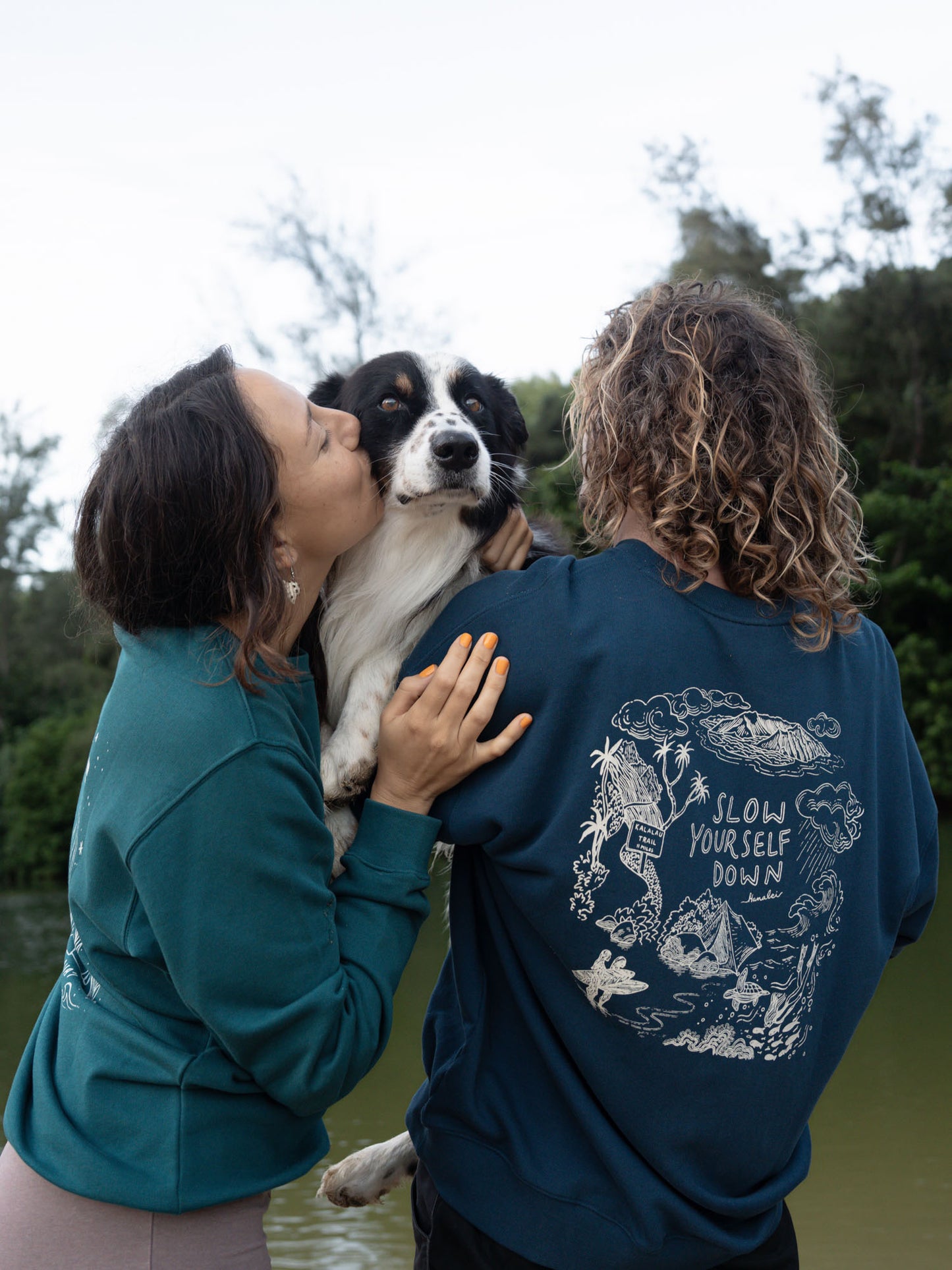 Kauai Scene Crewneck | Organic Cotton | Slow Yourself Down - Crewneck