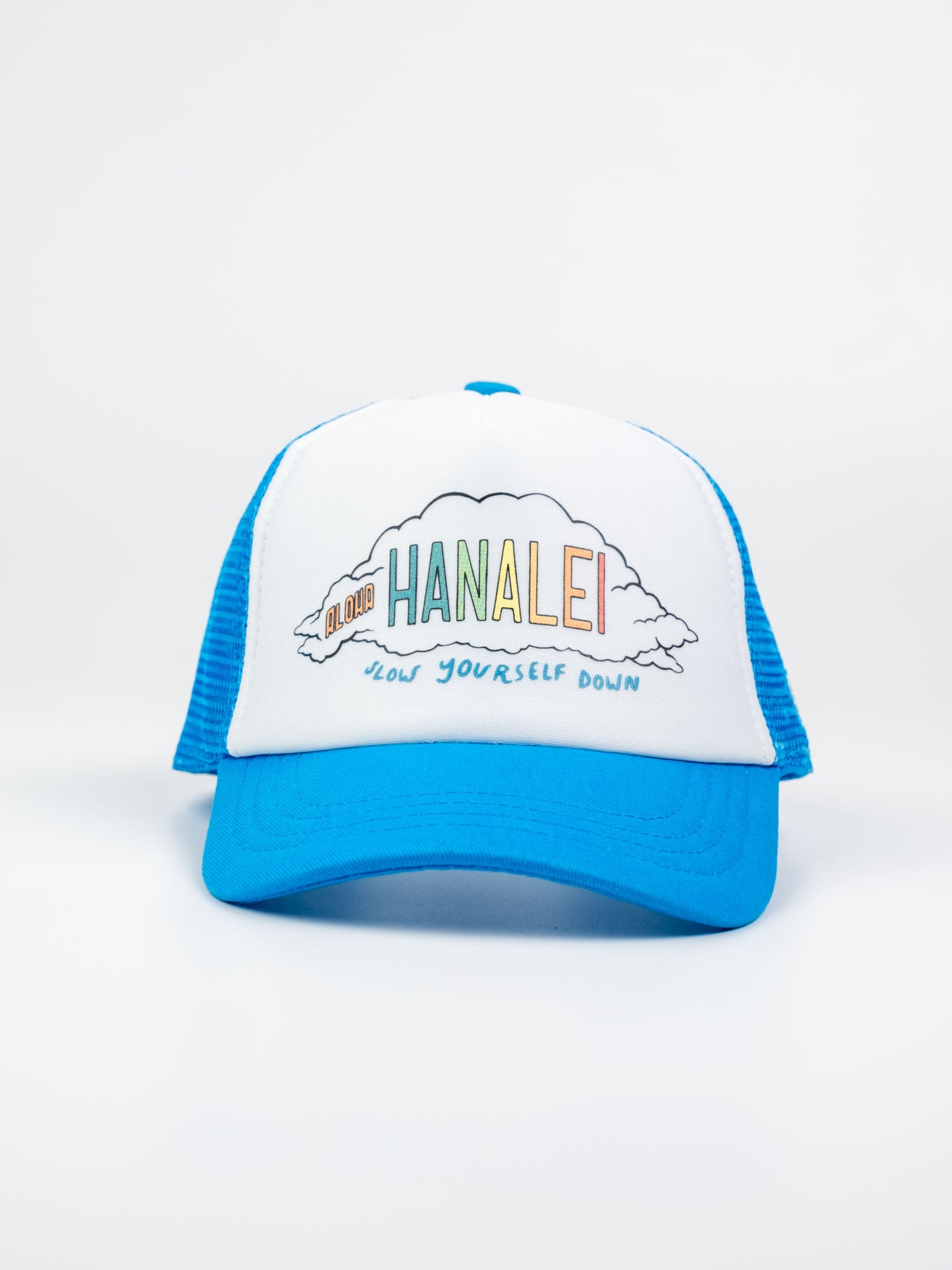 Kids Aloha Hanalei Trucker Hat | Slow Yourself Down - Youth Hats