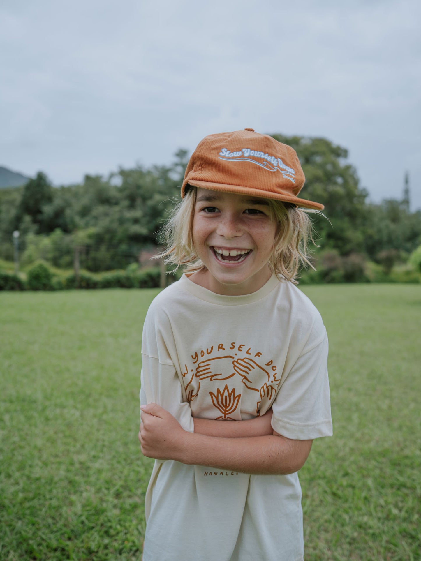 Kids Coconut Sprout Tee | Organic Cotton | Slow Yourself Down - Kids Shirts